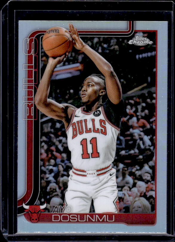 2025-26 Topps Chrome #95 Ayo Dosunmu Refractor