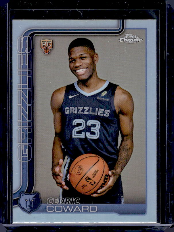 2025-26 Topps Chrome #261 Cedric Coward Refractor
