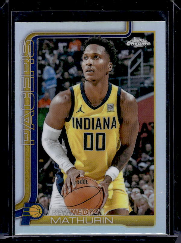 2025-26 Topps Chrome #93 Bennedict Mathurin Refractor
