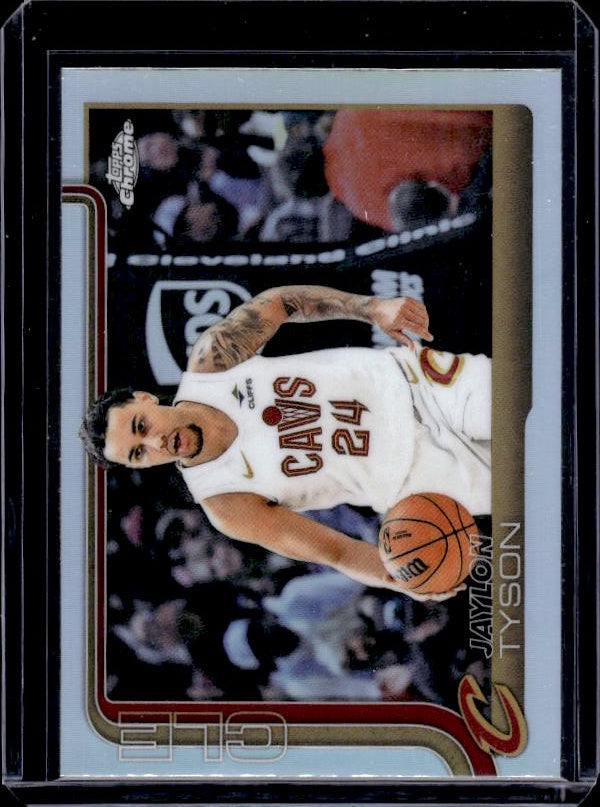2025-26 Topps Chrome #50 Jaylon Tyson Refractor