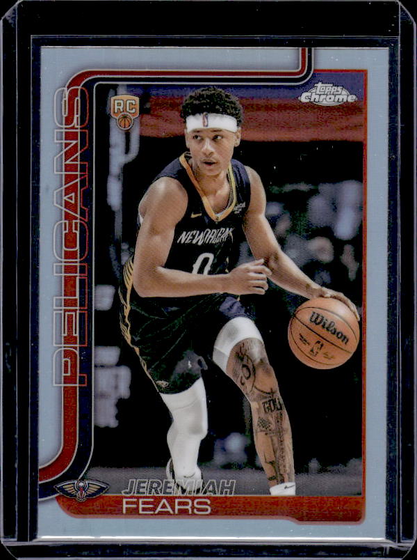 2025-26 Topps Chrome #257 Jeremiah Fears Refractor