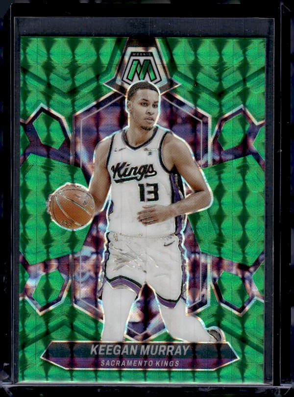 2023-24 Panini Mosaic #126 Keegan Murray Green