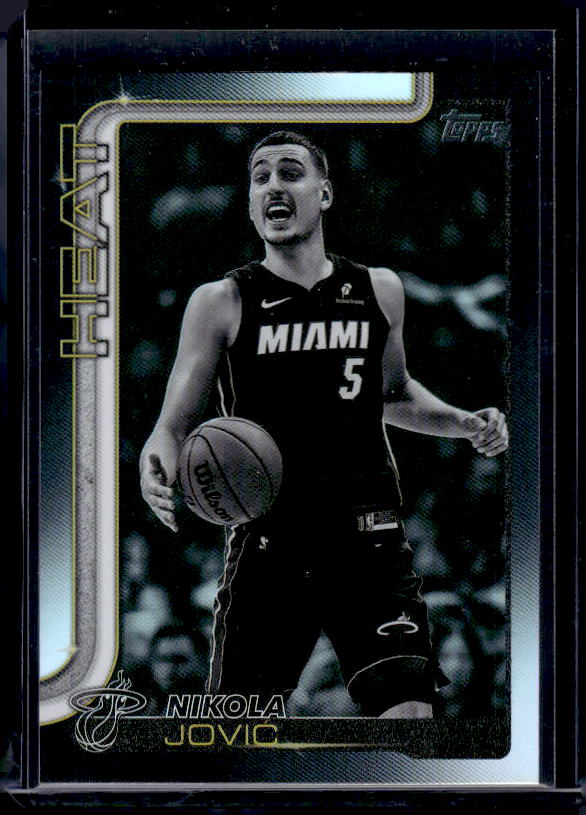 2025-26 Topps #76 Nikola Jović Blackout