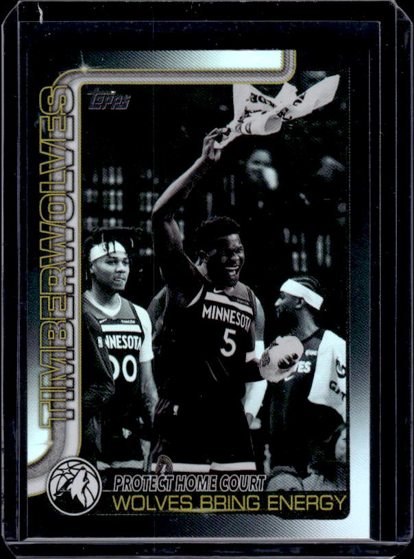 2025-26 Topps #287 Protect Home Court: Wolves Bring Energy Blackout