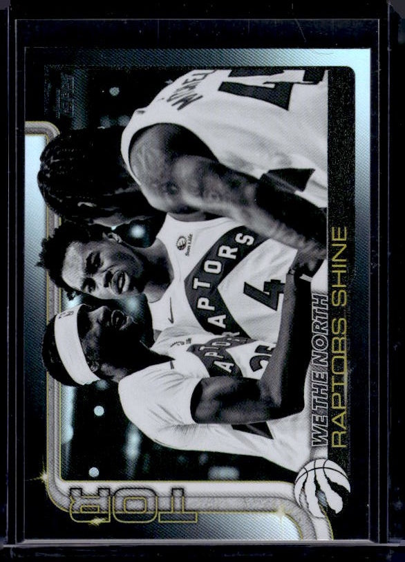 2025-26 Topps #276 We The North: Raptors Shine Blackout