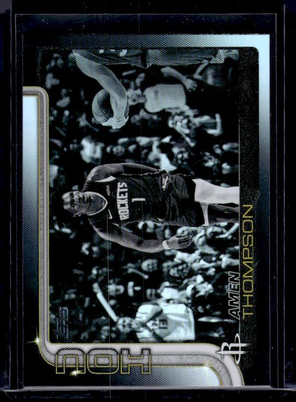 2025-26 Topps #176 Amen Thompson Blackout