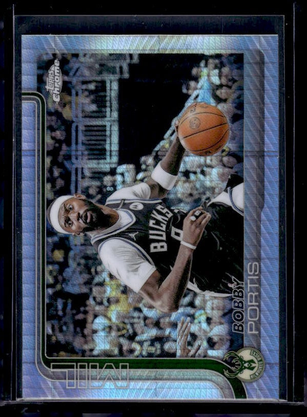 2025-26 Topps Chrome #124 Bobby Portis Prism Refractor