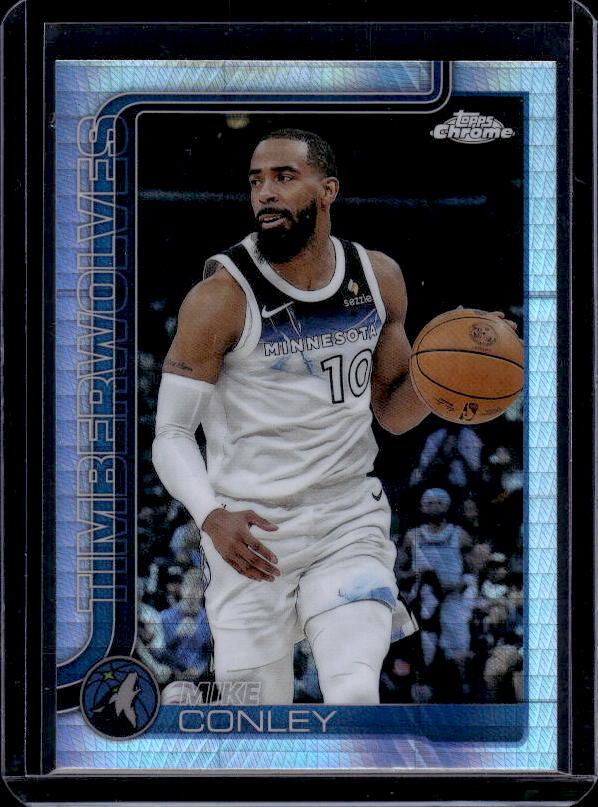 2025-26 Topps Chrome #132 Mike Conley Prism Refractor