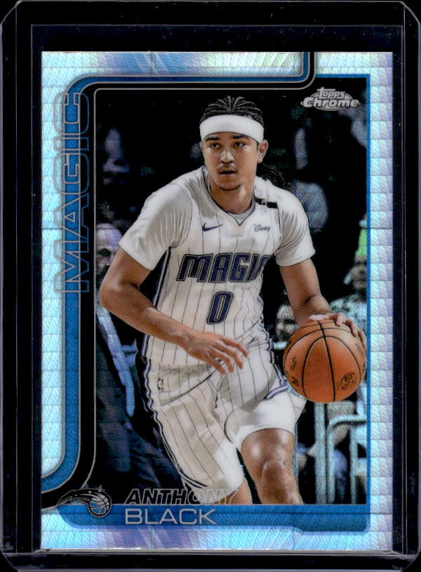 2025-26 Topps Chrome #103 Anthony Black Prism Refractor