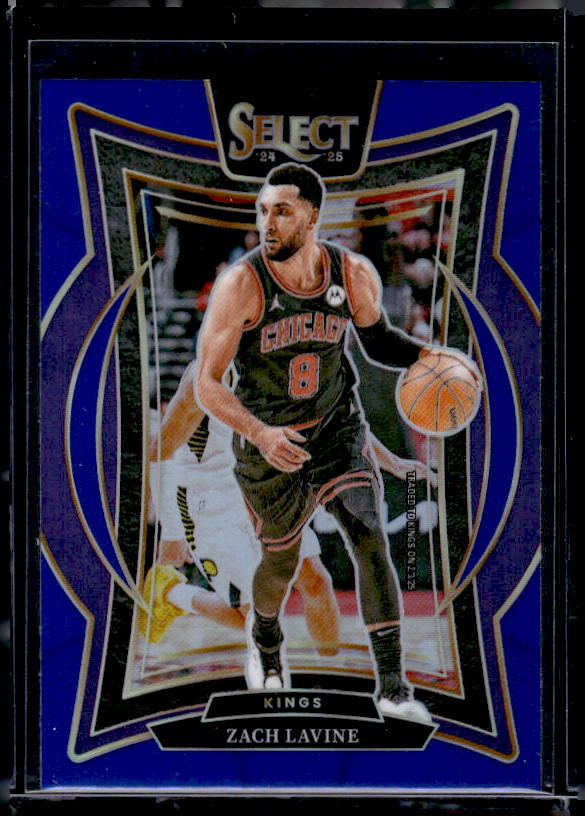 2024-25 Panini Select #10 Zach LaVine Blue Prizm