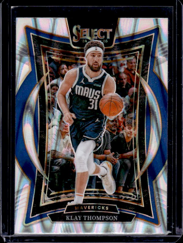 2024-25 Panini Select #38 Klay Thompson Tectonic Prizm