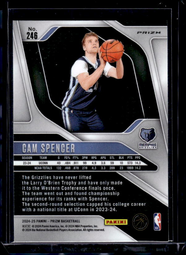 2024-25 Panini Prizm #246 Cam Spencer Prizms Green