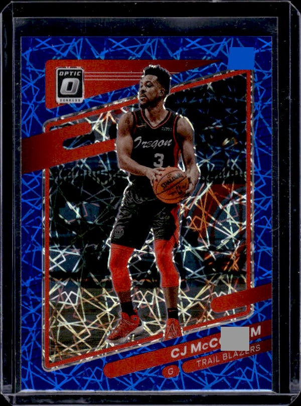 2021-22 Donruss Optic #131 CJ McCollum Blue Velocity