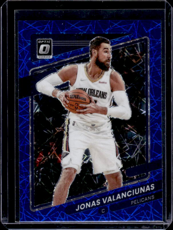 2021-22 Donruss Optic #71 Jonas Valanciunas Blue Velocity