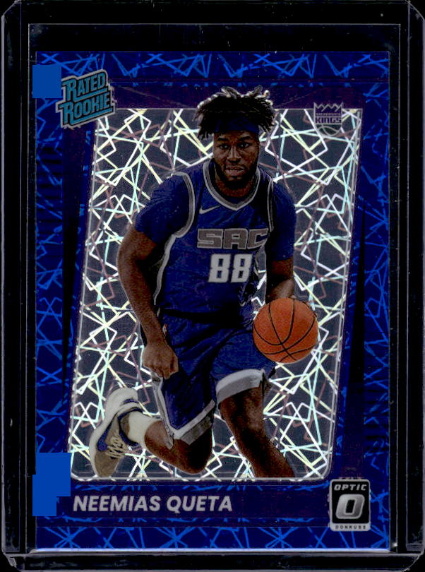 2021-22 Donruss Optic #156 Neemias Queta Blue Velocity