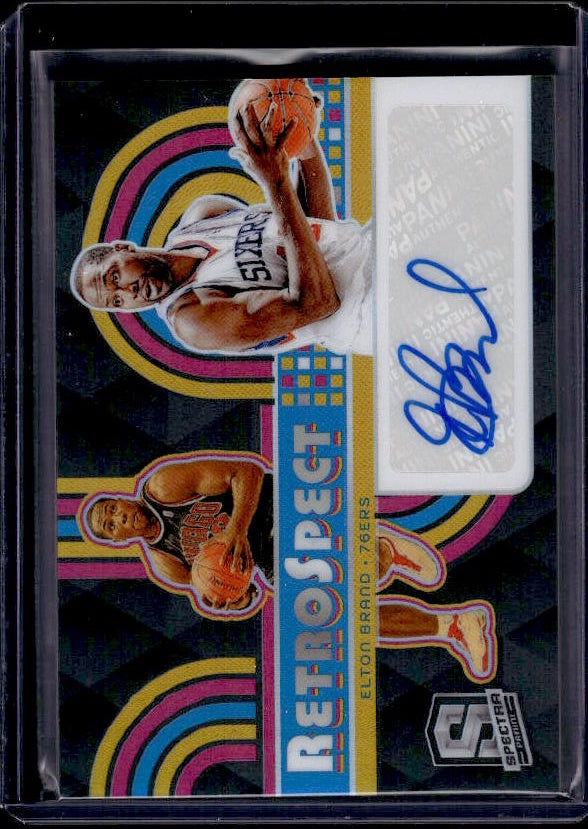 2022-23 Panini Spectra #RSA-EBR Elton Brand RetroSpect Auto  #/99
