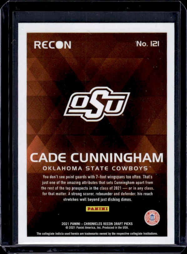 2021 Panini Chronicles Draft Picks #121 Cade Cunningham