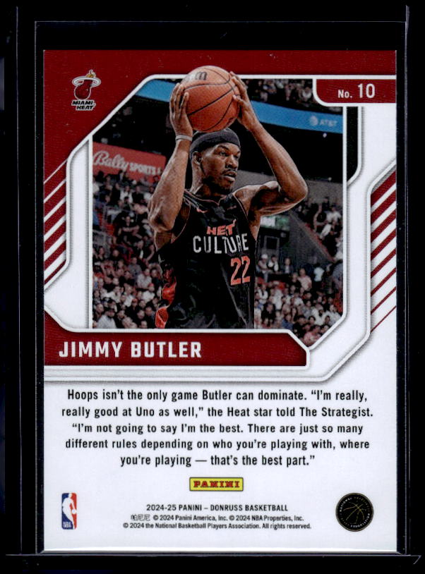 2024-25 Donruss #10 Jimmy Butler Franchise Features