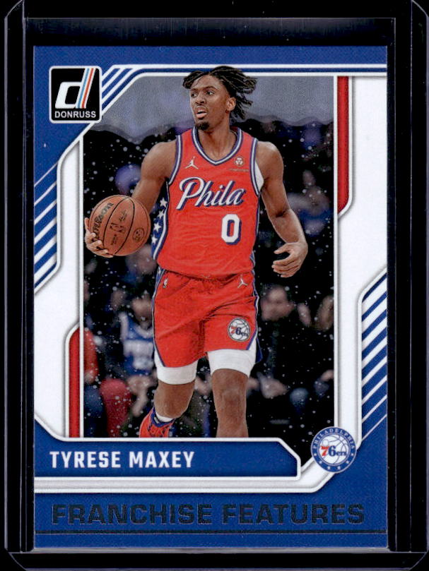 2024-25 Donruss #1 Tyrese Maxey Franchise Features