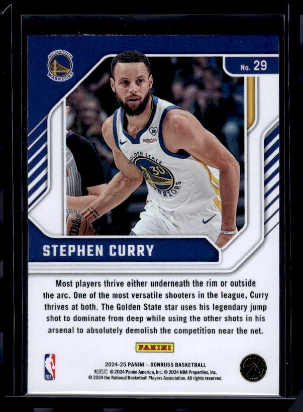 2024-25 Donruss #29 Stephen Curry Franchise Features