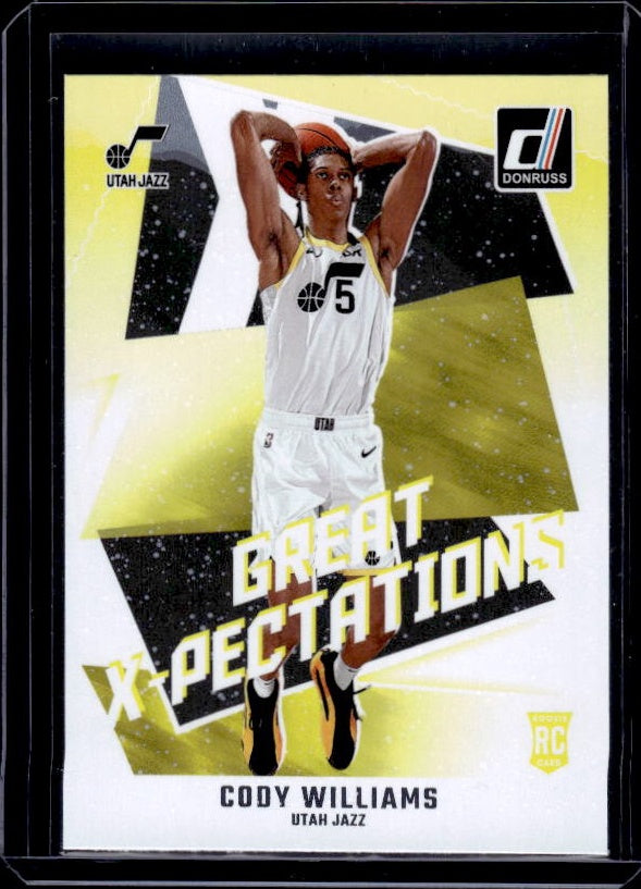 2024-25 Donruss #2 Cody Williams Great X-Pectations