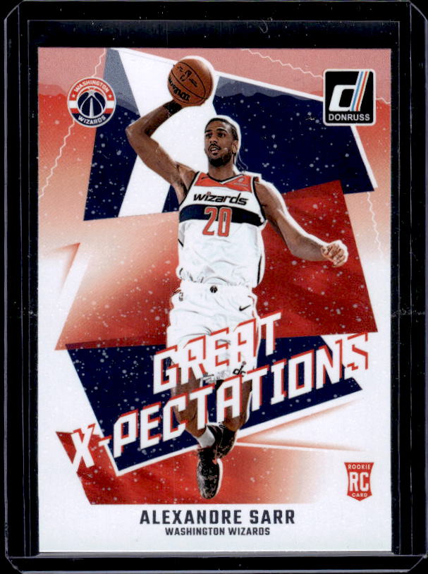 2024-25 Donruss #20 Alexandre Sarr Great X-Pectations