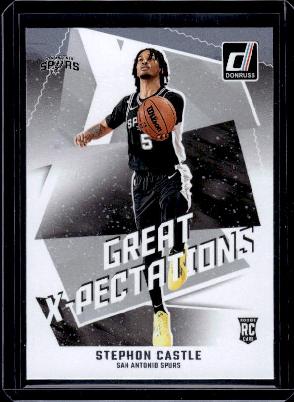 2024-25 Donruss #1 Stephon Castle Great X-Pectations