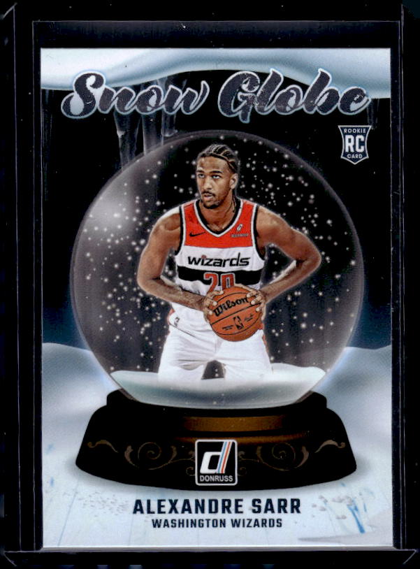 2024-25 Donruss #22 Alexandre Sarr Snow Globe