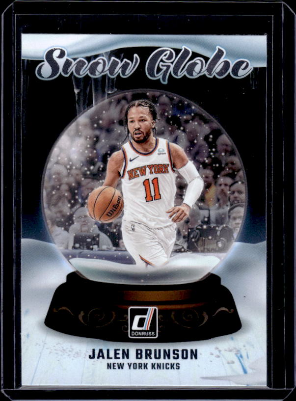 2024-25 Donruss #2 Jalen Brunson Snow Globe