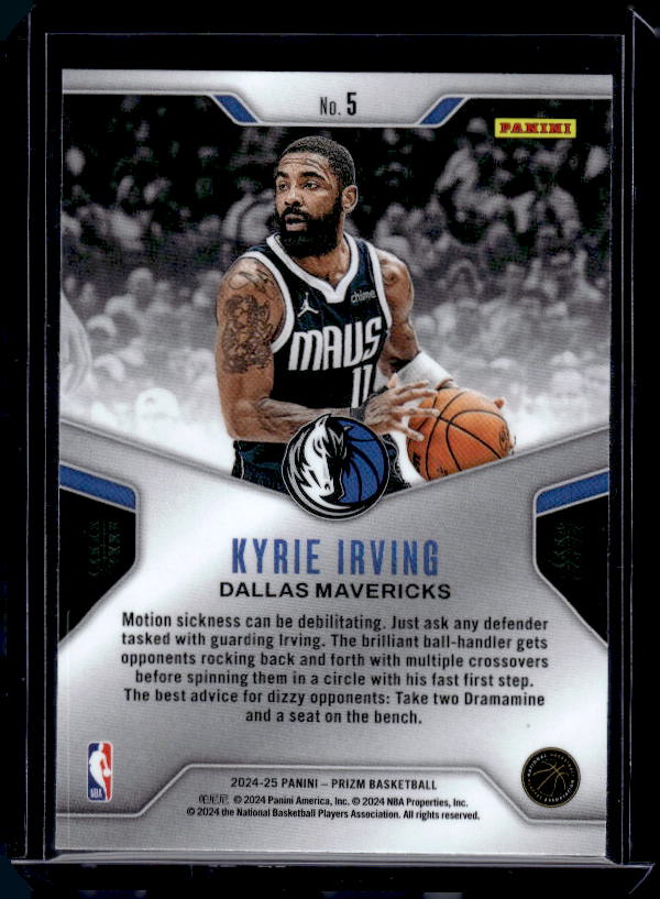 2024-25 Panini Prizm #5 Kyrie Irving Dominance