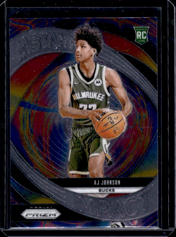2024-25 Panini Prizm #11 AJ Johnson Instant Impact