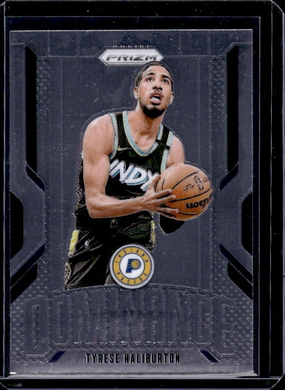 2024-25 Panini Prizm #16 Tyrese Haliburton Dominance
