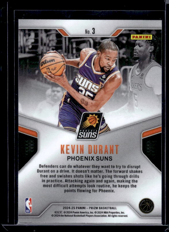 2024-25 Panini Prizm #3 Kevin Durant Dominance