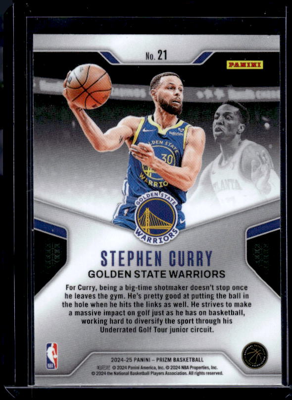 2024-25 Panini Prizm #21 Stephen Curry Dominance