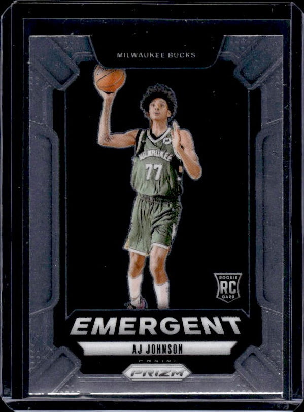 2024-25 Panini Prizm #15 AJ Johnson Emergent
