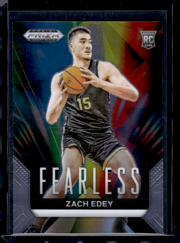 2024 Panini Prizm Draft Picks #6 Zach Edey Fearless