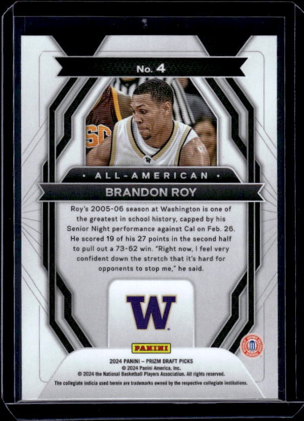2024 Panini Prizm Draft Picks #4 Brandon Roy All-American