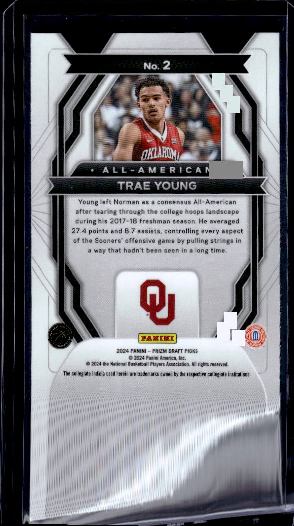 2024 Panini Prizm Draft Picks #2 Trae Young