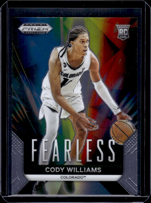 2024 Panini Prizm Draft Picks #5 Cody Williams Fearless