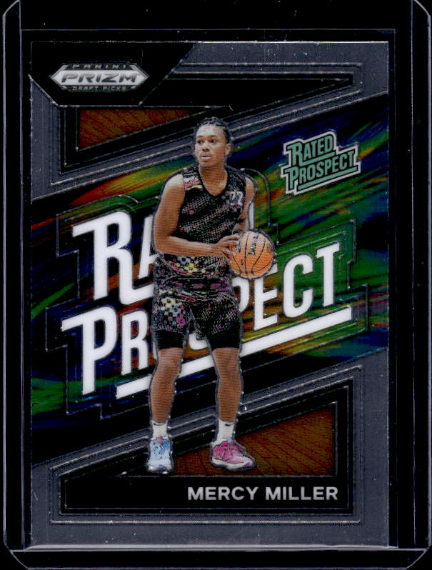 2024 Panini Prizm Draft Picks #4 Mercy Miller Rated Prospect