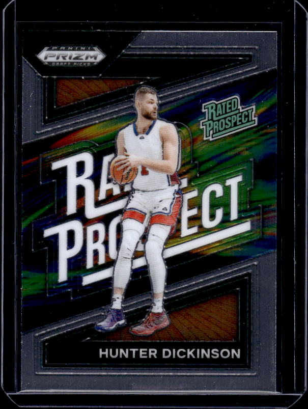2024 Panini Prizm Draft Picks #5 Hunter Dickinson Rated Prospect