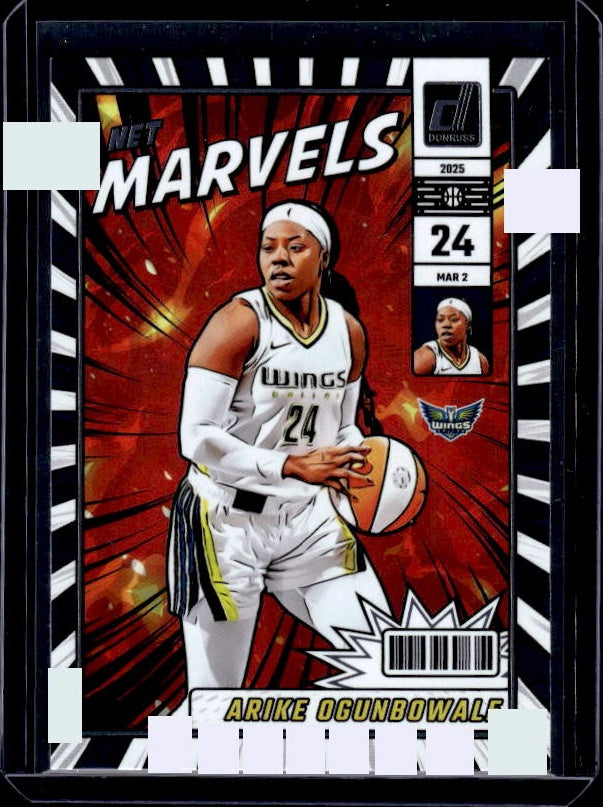 2025 Donruss WNBA #21 Arike Ogunbowale Net Marvels