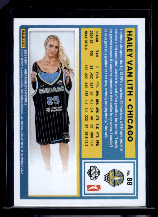 2025 Donruss WNBA #88 Hailey Van Lith