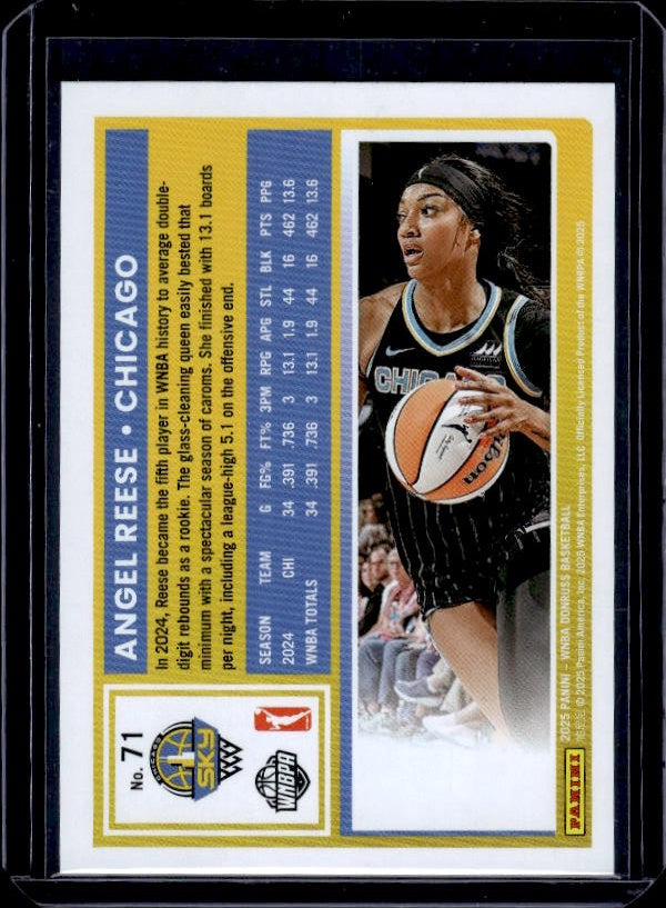 2025 Donruss WNBA #71 Angel Reese