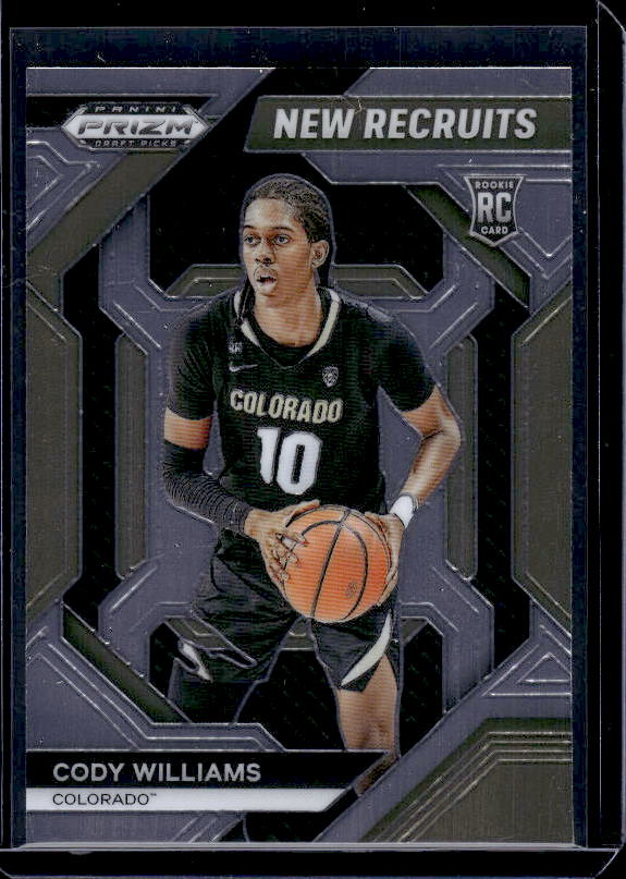 2024 Panini Prizm Draft Picks #22 Cody Williams New Recruits