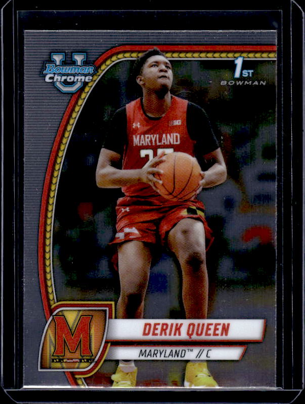 2024-25 Bowman University Chrome #19 Derik Queen