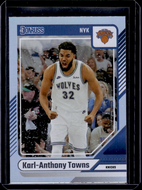 2024-25 Donruss #8 Karl-Anthony Towns Holo Winter