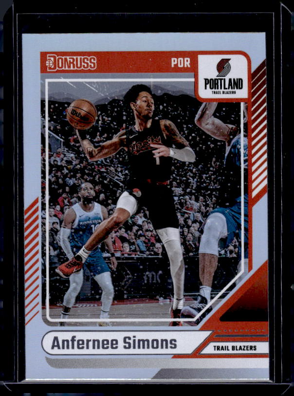 2024-25 Donruss #114 Anfernee Simons Holo Winter