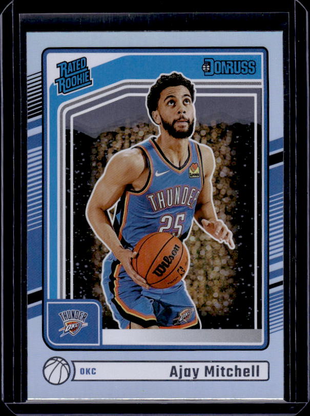 2024-25 Donruss #218 Ajay Mitchell Holo Winter