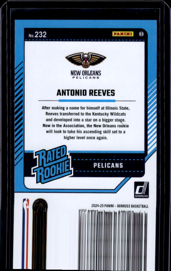 2024-25 Donruss #232 Antonio Reeves Holo Winter